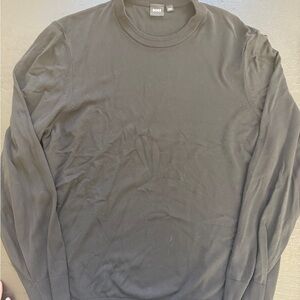 BOSS Men's Long Sleeve Black Tee